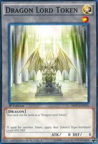 Token: Dragon Lord - Structure Deck: Rise of the True Dragons (SR02) #SR02-ENTKN - Common / Short Print YuGiOh Trading Card
