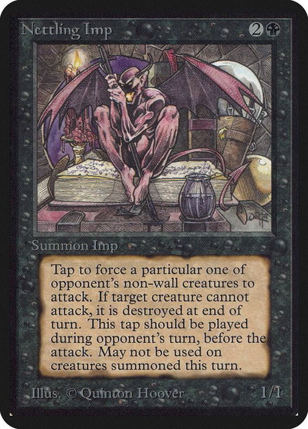 Nettling Imp - Alpha Edition Magic: The Gathering trading card