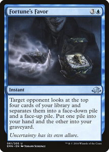 Fortune's Favor - Eldritch Moon (EMN) #61 - Uncommon Magic: The Gathering Trading Card