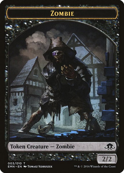 Zombie Token (003) trading card from Eldritch Moon Zombie Token (003) - Eldritch Moon Magic: The Gathering trading card