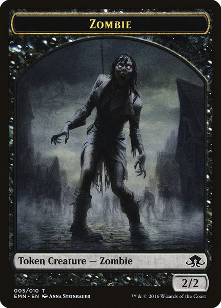 Zombie Token (005) trading card from Eldritch Moon Zombie Token (005) - Eldritch Moon Magic: The Gathering trading card