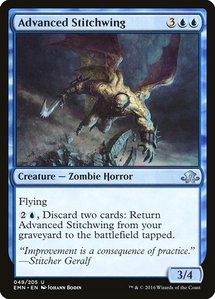 Advanced Stitchwing - Eldritch Moon (EMN) #49 - Uncommon Magic: The Gathering Trading Card