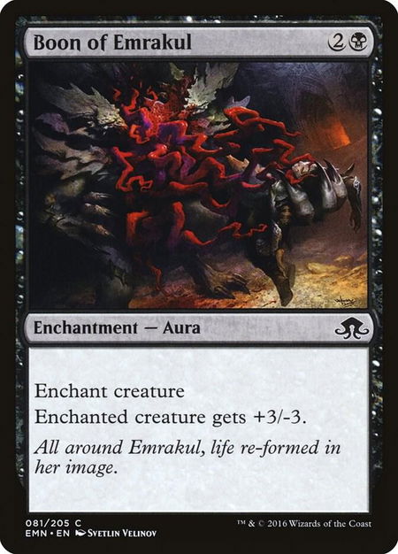 Boon of Emrakul - Eldritch Moon Magic: The Gathering trading card