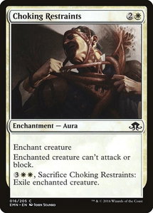Choking Restraints - Eldritch Moon (EMN) #16 - Common Magic: The Gathering Trading Card