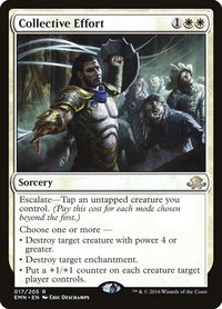 Collective Effort - Eldritch Moon (EMN) #17 - Rare Magic: The Gathering Trading Card