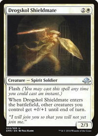 Drogskol Shieldmate - Eldritch Moon (EMN) #22 - Uncommon Magic: The Gathering Trading Card