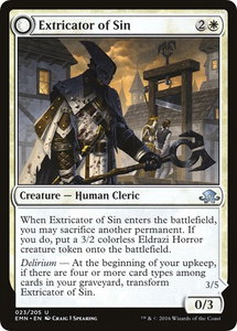 Extricator of Sin - Eldritch Moon (EMN) #23 - Uncommon Magic: The Gathering Trading Card