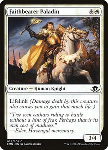 Faithbearer Paladin - Eldritch Moon (EMN) #25 - Common Magic: The Gathering Trading Card