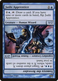 Jushi Apprentice // Tomoya the Revealer - Champions of Kamigawa (CHK) #70 - Rare Magic: The Gathering Trading Card