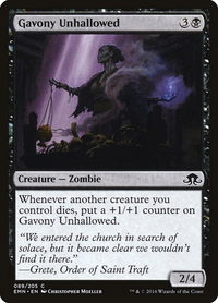 Gavony Unhallowed - Eldritch Moon (EMN) #89 - Common Magic: The Gathering Trading Card
