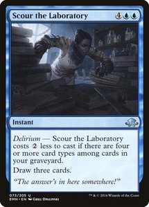 Scour the Laboratory - Eldritch Moon (EMN) #73 - Uncommon Magic: The Gathering Trading Card