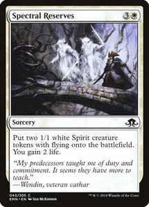 Spectral Reserves - Eldritch Moon (EMN) #43 - Common Magic: The Gathering Trading Card