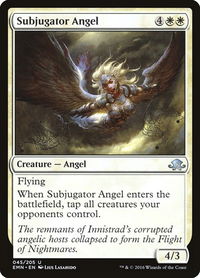 Subjugator Angel - Eldritch Moon (EMN) #45 - Uncommon Magic: The Gathering Trading Card
