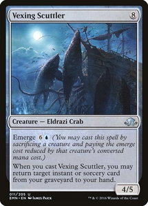 Vexing Scuttler - Eldritch Moon (EMN) #11 - Uncommon Magic: The Gathering Trading Card