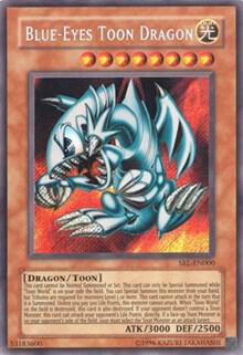 Blue-Eyes Toon Dragon (SRL-EN000) - Spell Ruler (Worldwide English) YuGiOh trading card