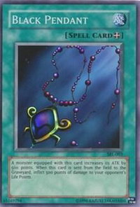 Black Pendant - Spell Ruler (SRL) #SRL-003 - Super Rare YuGiOh Trading Card