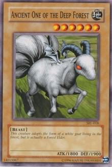 Ancient One of the Deep Forest trading card from Spell Ruler Ancient One of the Deep Forest - Spell Ruler YuGiOh trading card