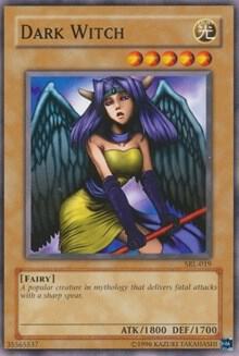 Dark Witch trading card from Spell Ruler Dark Witch - Spell Ruler YuGiOh trading card