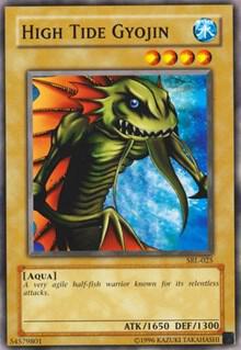 High Tide Gyojin trading card from Spell Ruler High Tide Gyojin - Spell Ruler YuGiOh trading card