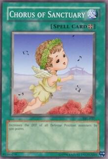 Chorus of Sanctuary - Spell Ruler YuGiOh trading card