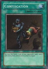Confiscation - Spell Ruler (SRL) #SRL-038 - Super Rare YuGiOh Trading Card