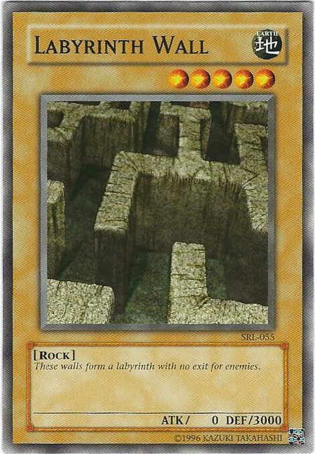 Labyrinth Wall - Spell Ruler YuGiOh trading card