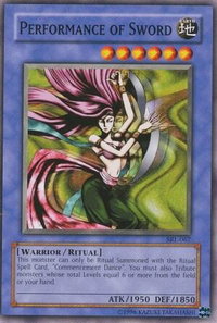 Performance of Sword - Spell Ruler (SRL) #SRL-067 - Common / Short Print YuGiOh Trading Card