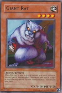Giant Rat - Spell Ruler (SRL) #SRL-079 - Rare YuGiOh Trading Card