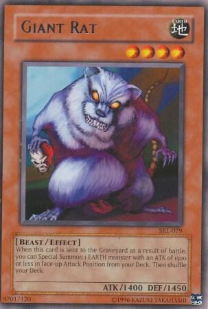 Giant Rat - Spell Ruler YuGiOh trading card