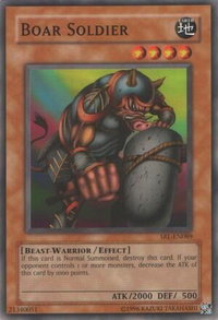 Boar Soldier - Spell Ruler (SRL) #SRL-089 - Common / Short Print YuGiOh Trading Card