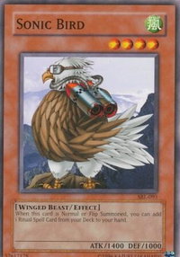 Sonic Bird - Spell Ruler (SRL) #SRL-093 - Common / Short Print YuGiOh Trading Card