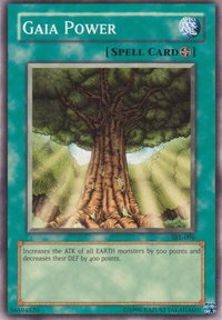 Gaia Power - Spell Ruler (SRL) #SRL-096 - Common / Short Print YuGiOh Trading Card