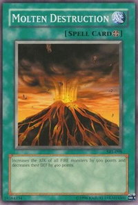 Molten Destruction - Spell Ruler (SRL) #SRL-098 - Common / Short Print YuGiOh Trading Card