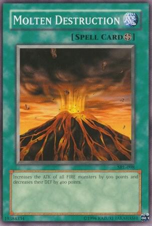 Molten Destruction - Spell Ruler YuGiOh trading card