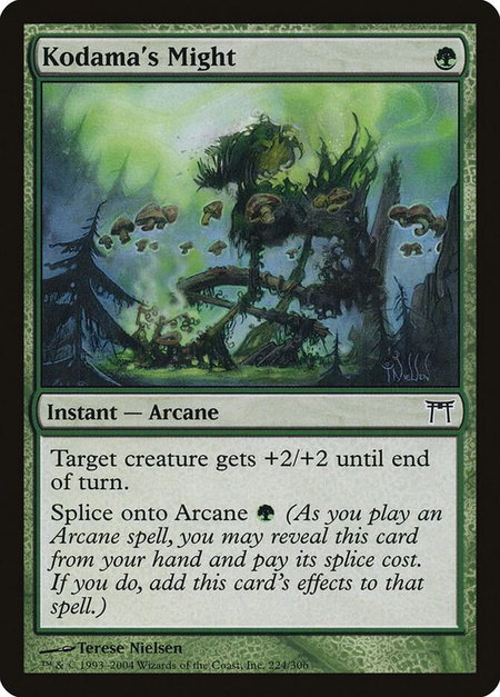 Kodama's Might - Champions of Kamigawa Magic: The Gathering trading card