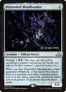 Distended Mindbender - Prerelease Cards (PRE) #3s - Rare Magic: The Gathering Trading Card