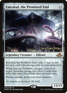 Emrakul, the Promised End - Prerelease Cards (PRE) #6s - Mythic Rare Magic: The Gathering Trading Card