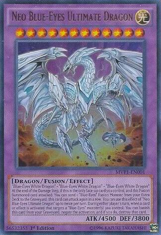 Neo Blue-Eyes Ultimate Dragon - The Dark Side of Dimensions Movie Pack YuGiOh trading card
