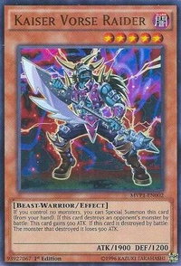 Kaiser Vorse Raider - The Dark Side of Dimensions Movie Pack (MVP1) #MVP1-EN002 - Ultra Rare YuGiOh Trading Card