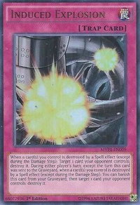 Induced Explosion - The Dark Side of Dimensions Movie Pack (MVP1) #MVP1-EN009 - Ultra Rare YuGiOh Trading Card