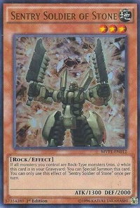 Sentry Soldier of Stone - The Dark Side of Dimensions Movie Pack (MVP1) #MVP1-EN012 - Ultra Rare YuGiOh Trading Card