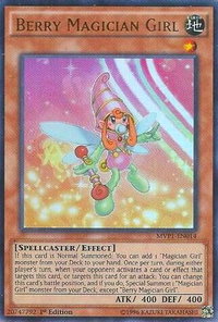 Berry Magician Girl - The Dark Side of Dimensions Movie Pack (MVP1) #MVP1-EN014 - Ultra Rare YuGiOh Trading Card
