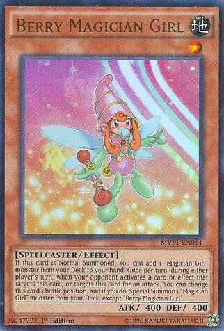 Berry Magician Girl - The Dark Side of Dimensions Movie Pack YuGiOh trading card