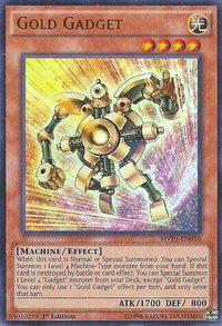 Gold Gadget - The Dark Side of Dimensions Movie Pack (MVP1) #MVP1-EN018 - Ultra Rare YuGiOh Trading Card