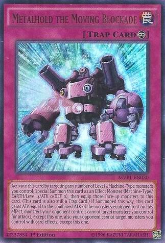 Metalhold the Moving Blockade - The Dark Side of Dimensions Movie Pack YuGiOh trading card