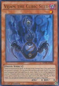 Vijam the Cubic Seed - The Dark Side of Dimensions Movie Pack (MVP1) #MVP1-EN032 - Ultra Rare YuGiOh Trading Card
