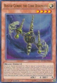 Buster Gundil the Cubic Behemoth - The Dark Side of Dimensions Movie Pack (MVP1) #MVP1-EN035 - Ultra Rare YuGiOh Trading Card