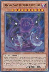 Crimson Nova the Dark Cubic Lord - The Dark Side of Dimensions Movie Pack (MVP1) #MVP1-EN039 - Ultra Rare YuGiOh Trading Card