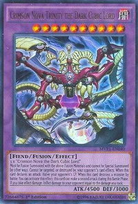 Crimson Nova Trinity the Dark Cubic Lord - The Dark Side of Dimensions Movie Pack (MVP1) #MVP1-EN040 - Ultra Rare YuGiOh Trading Card