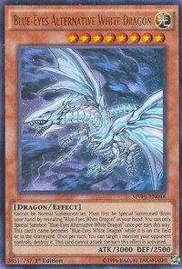 Blue-Eyes Alternative White Dragon - The Dark Side of Dimensions Movie Pack (MVP1) #MVP1-EN046 - Ultra Rare YuGiOh Trading Card